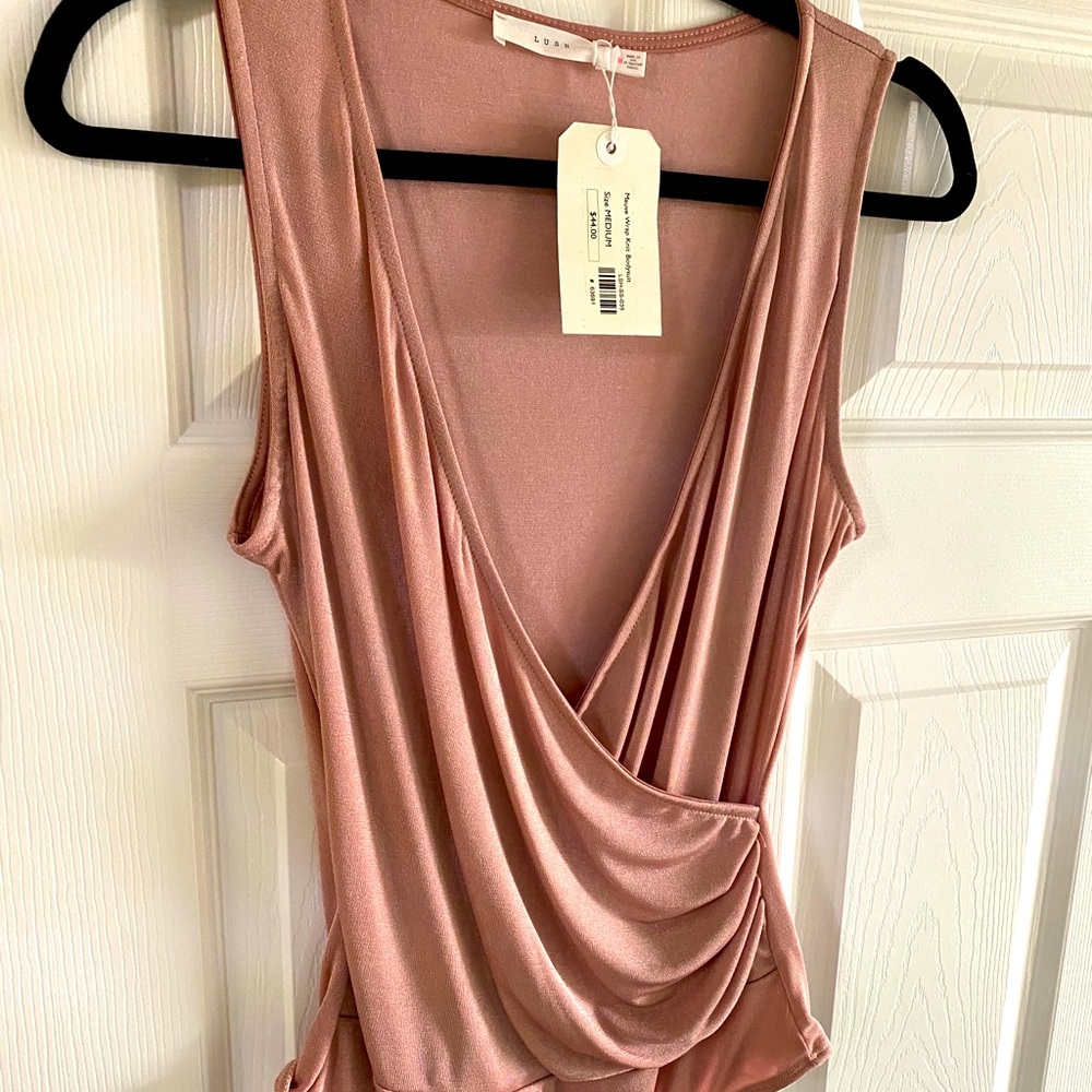 New Lush wrap knit body suit